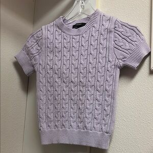 Forever 21 girl Purple sweater short sleeve